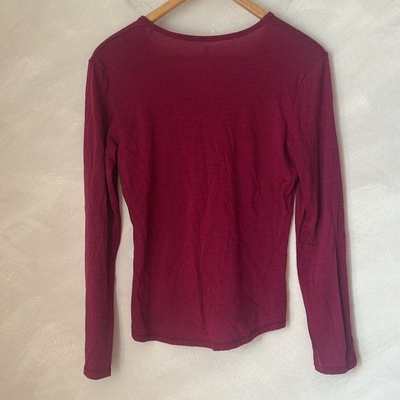 Segments Merino wool long sleeve baselayer thermal shirt fuschia S - Picture 7 of 7